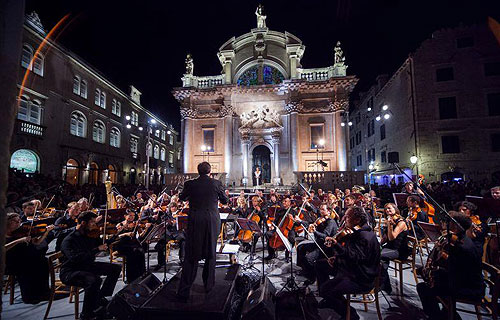 Egyik program a Dubrovnik Nyári Fesztiválon
